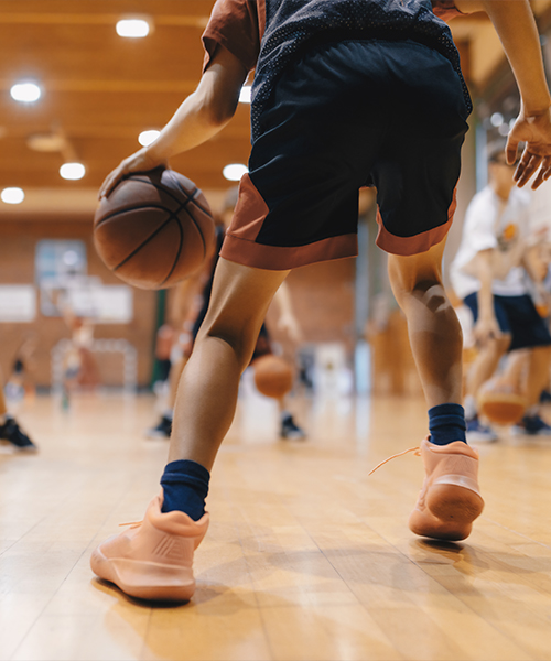 person playing basketball